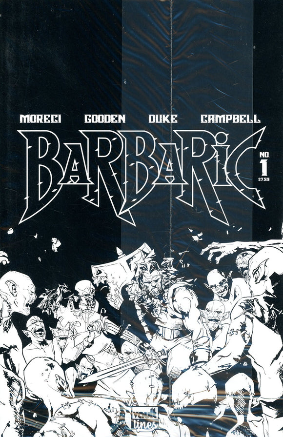 Barbaric #1 Cover D Variant Tim Seeley Cover With Polybag
