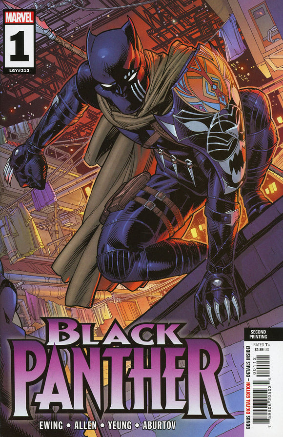 Black Panther Vol 9 #1 Cover K 2nd Ptg Chris Allen Variant Cover