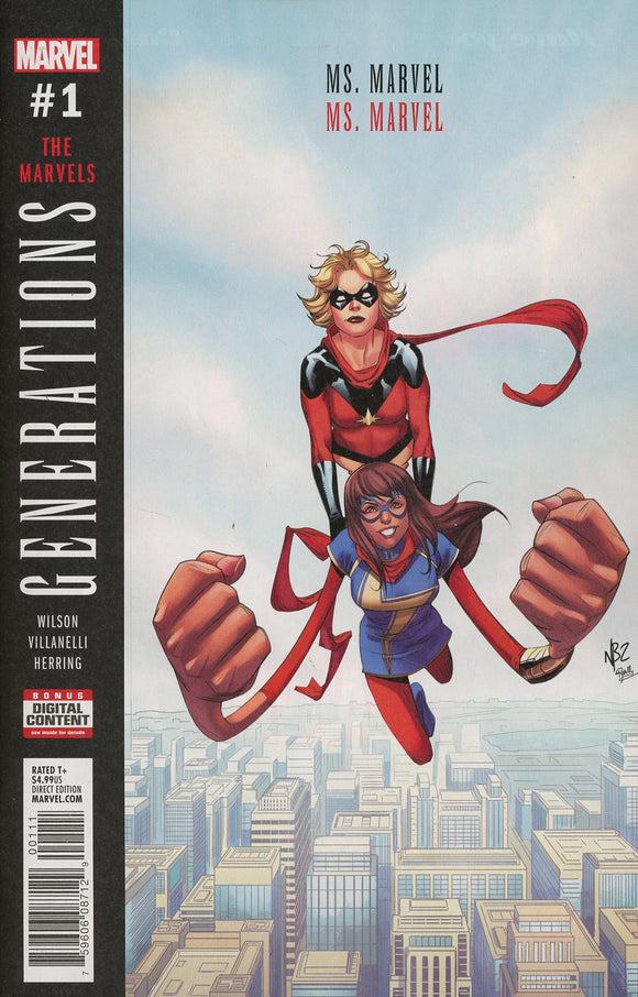 Generations Ms Marvel & Ms Marvel #1 Cover A 1st Ptg Regular Nelson Blake II Cover