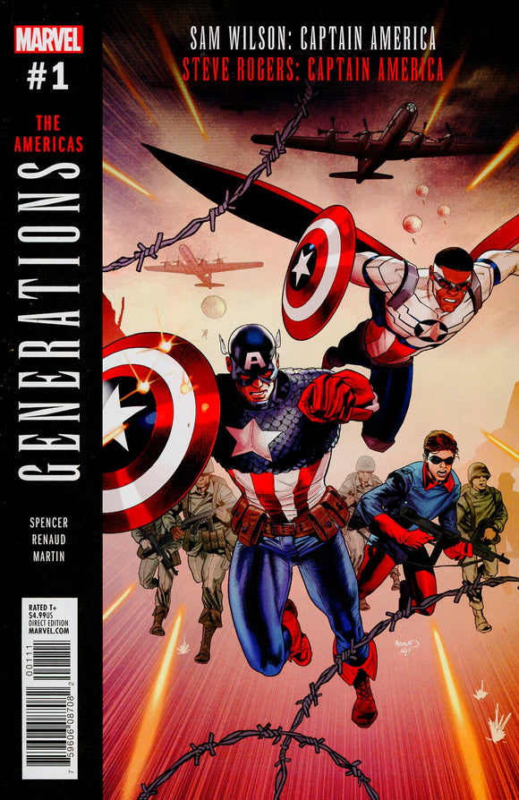 Generations Sam Wilson Captain America & Steve Rogers Captain America #1 Cover A 1st Ptg Regular Paul Renaud Cover