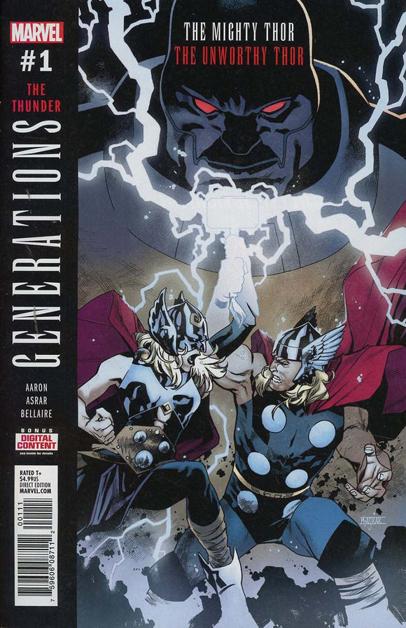 Generations Unworthy Thor & Mighty Thor #1 Cover A 1st Ptg Regular Mahmud Asrar Cover