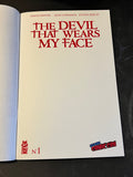 Devil That Wears My Face #1 Lunar Exclusive Blank Sketch Cover