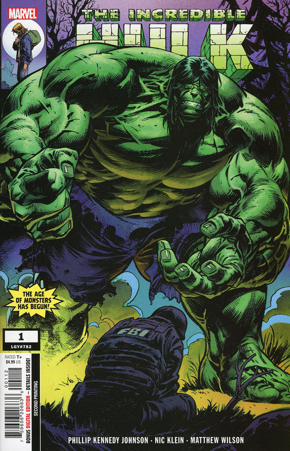 Incredible Hulk Vol 5 #1 Cover K 2nd Ptg Nic Klein Variant Cover