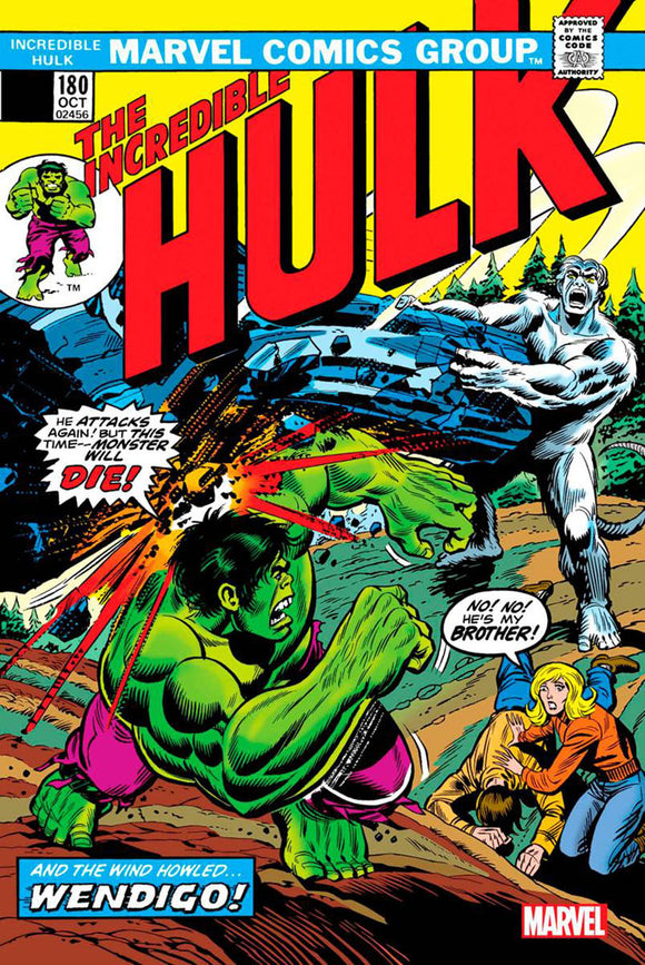 Incredible Hulk #180 Cover C Facsimile Edition New Ptg