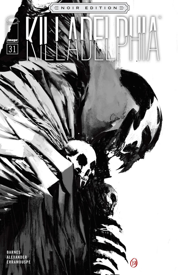 Killadelphia #31 Cover D Variant Jason Shawn Alexander Black & White Noir Edition