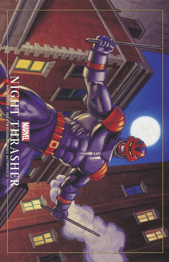 Night Thrasher Vol 2 #1 Cover B Variant Greg Hildebrandt & Tim Hildebrandt Marvel Masterpieces III Night Thrasher Cover