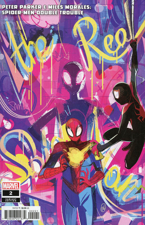 Peter Parker & Miles Morales Spider-Men Double Trouble #2 Cover B Variant Nicoletta Baldari Cover