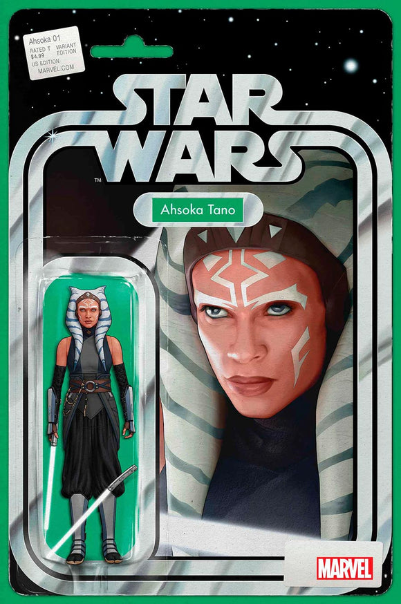 Star Wars Ahsoka #1 Cover F Variant John Tyler Christopher Action Figure Cover