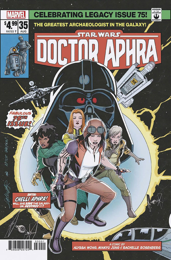 Star Wars Doctor Aphra Vol 2 #35 Cover D Variant Salvador Larroca 75th Legacy Homage Cover (Dark Droids Tie-In)(#75)