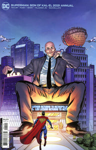 Superman Son Of Kal-El 2021 Annual #1 (One Shot) Cover B Variant Steve Pugh Card Stock Cover