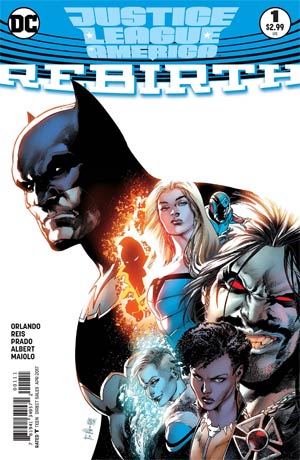 Justice League Of America Rebirth #1 Cover A Regular Ivan Reis Cover