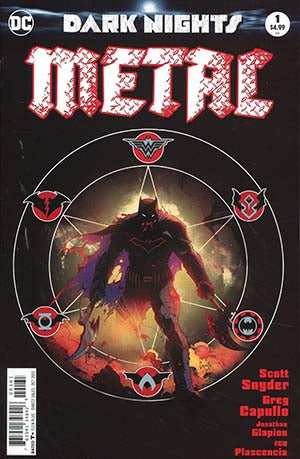 Dark Nights Metal #1 Cover E Variant Midnight Release Color Cover