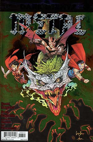 Dark Nights Metal #6 Cover A Regular Greg Capullo & Jonathan Glapion Foil-Stamped Cover