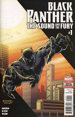 Black Panther The Sound And The Fury #1 Cover A Regular Andrea Di Vito Cover (Marvel Legacy Tie-In)