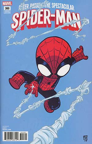 Peter Parker Spectacular Spider-Man #300 Cover C Variant Skottie Young Baby Cover