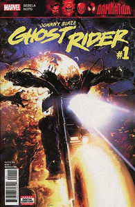 Damnation Johnny Blaze Ghost Rider #1 Cover A Regular Clayton Crain Cover (Marvel Legacy Tie-In)