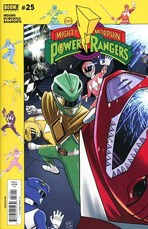 Mighty Morphin Power Rangers (BOOM Studios) #25 Cover H Variant Jordan Gibson Subscription Cover