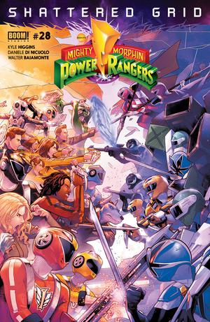 Mighty Morphin Power Rangers (BOOM Studios) #28 Cover A Regular Jamal Campbell Cover (Shattered Grid Part 3)