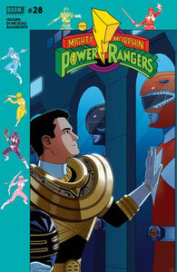 Mighty Morphin Power Rangers (BOOM Studios) #28 Cover B Variant Jordan Gibson Subscription Cover (Shattered Grid Part 3)