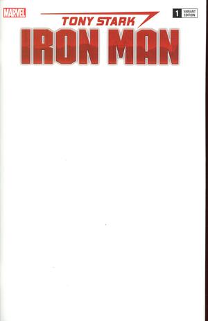 Tony Stark Iron Man #1 Cover W Variant Blank Cover