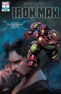 Tony Stark Iron Man #1 Cover J Variant Alexander Lozano & Valerio Schiti Hulkbuster Armor Cover