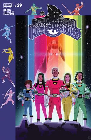 Mighty Morphin Power Rangers (BOOM Studios) #29 Cover B Variant Jordan Gibson Subscription Cover (Shattered Grid Part 5)