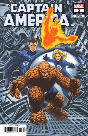 Captain America Vol 9 #2 Cover B Variant Travis Charest Return Of The Fantastic Four Cover