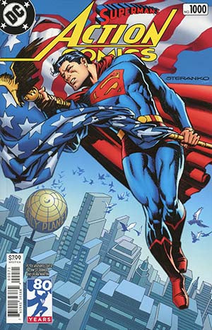 Action Comics Vol 2 #1000 Cover F Variant Jim Steranko 1970s Cover