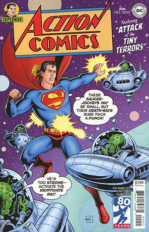 Action Comics Vol 2 #1000 Cover D Variant Dave Gibbons 1950s Cover