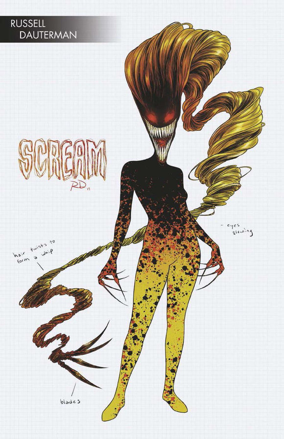Absolute Carnage Scream #1 Cover C Variant Russell Dauterman Young Guns Cover