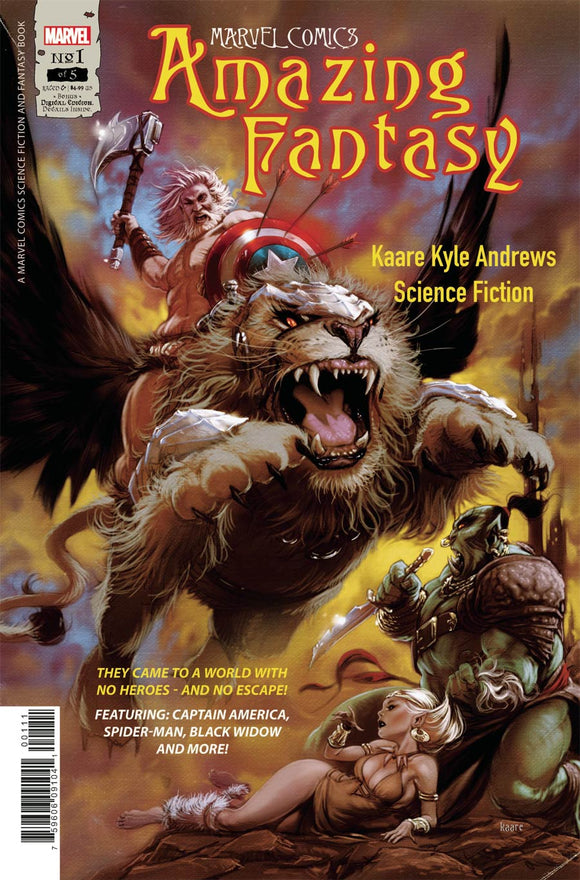 Amazing Fantasy Vol 3 #1 Cover A Regular Kaare Andrews Cover