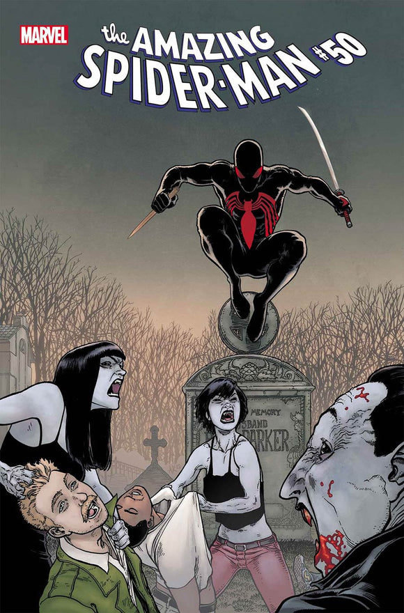 Amazing Spider-Man Vol 5 #50 Cover C Variant Aaron Kuder Spider-Man Vampire Hunter Horror Cover