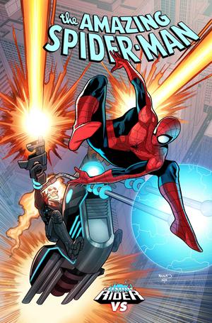 Amazing Spider-Man Vol 5 #6 Cover B Variant Paul Renaud Cosmic Ghost Rider VS Cover