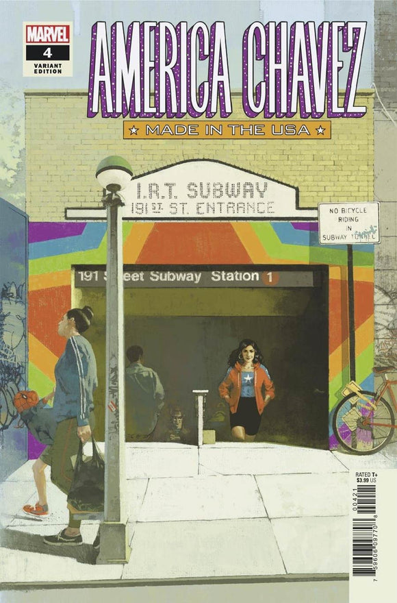 America Chavez Made In The USA #4 Cover B Variant Marc Aspinall Cover