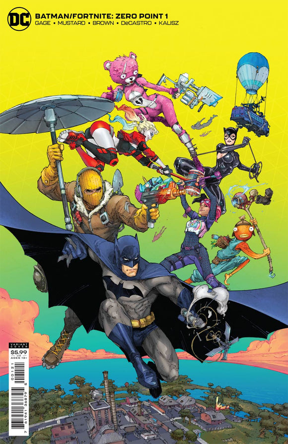 Batman Fortnite Zero Point #1 Cover B Variant Kenneth Rocafort Card Stock Cover