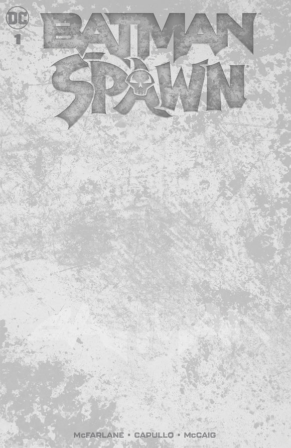 Batman Spawn #1 (One Shot) Cover J Variant Blank Cover