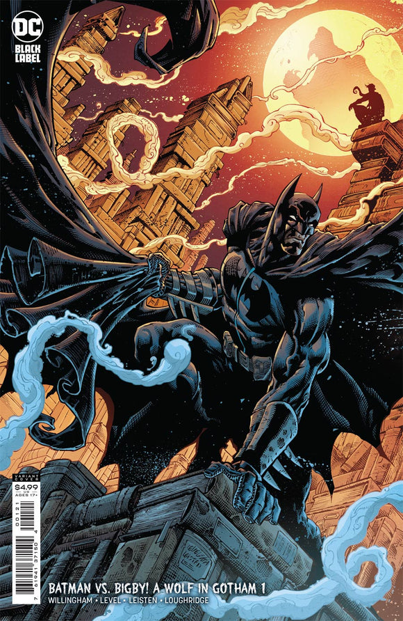 Batman Vs Bigby A Wolf In Gotham #1 Cover B Variant Brian Level & Jay Leisten Card Stock Cover