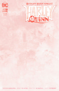 Batman White Knight Presents Harley Quinn #1 Cover C Variant Blank Cover