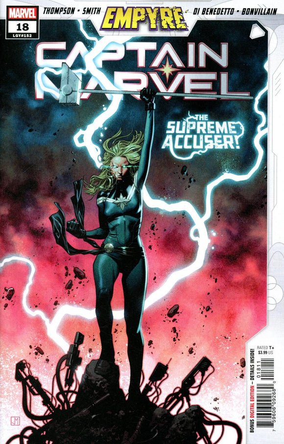 Captain Marvel Vol 9 #18 Cover A Regular Jorge Molina Cover (Empyre Tie-In)