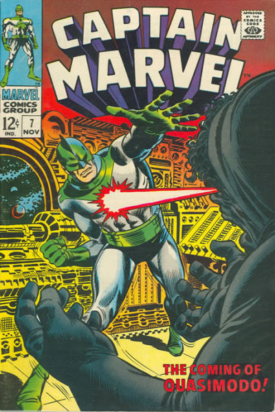 Captain Marvel Vol 1 #7 John Romita (cover)