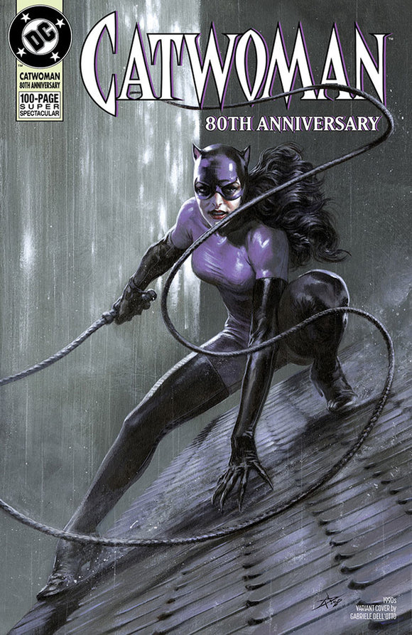 Catwoman 80th Anniversary 100-Page Super Spectacular #1 Cover G Variant Gabriele Dell Otto 1990s Cover