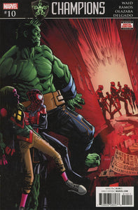 Champions (Marvel) Vol 2 #10 Cover A Regular Humberto Ramos Cover (Secret Empire Tie-In)