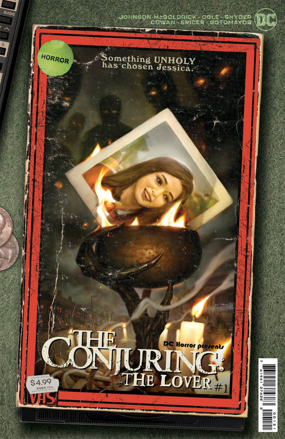 DC Horror Presents The Conjuring The Lover #1 Cover B Variant Ryan Brown VHS Tribute Card Stock Cover
