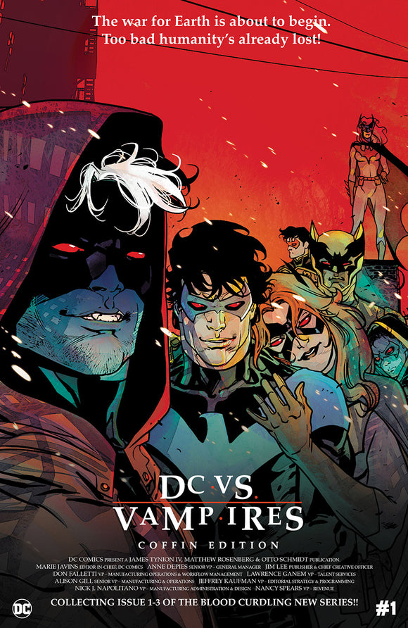 DC Vs Vampires Coffin Edition #1 Cover A Regular Carmine Di Giandomenico Cover