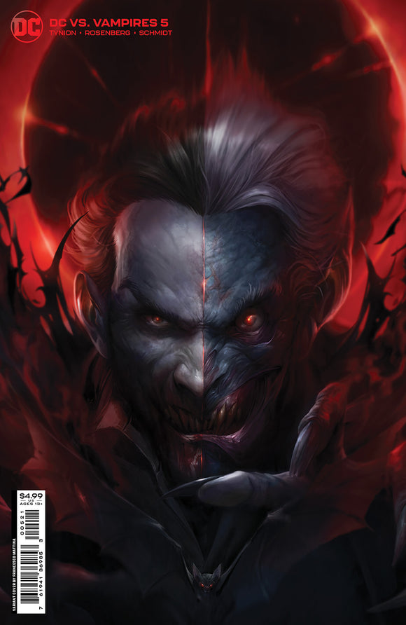 DC Vs Vampires #5 Cover B Variant Francesco Mattina Card Stock Cover