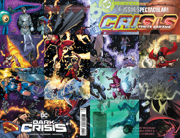 Dark Crisis #1 Cover C Variant Jim Lee Homage Card Stock Cover