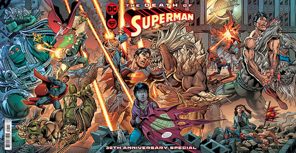 Death Of Superman 30th Anniversary Special #1 (One-Shot) Cover A Regular Dan Jurgens & Brett Breeding Gatefold Cover