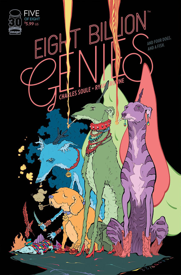 Eight Billion Genies #5 Cover B Variant Tradd Moore Cover