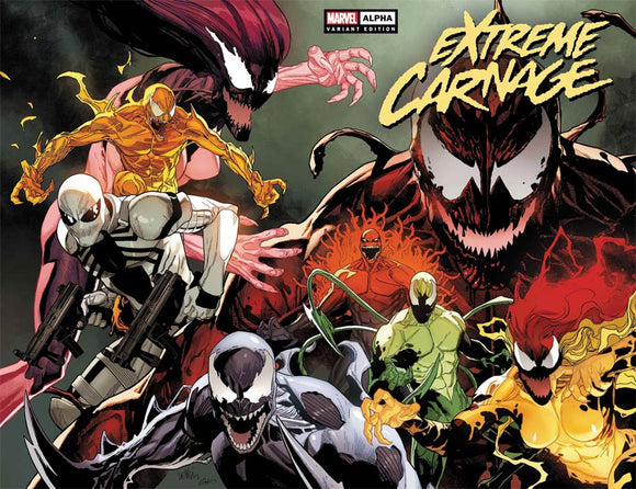 Extreme Carnage Alpha #1 (One Shot) Cover E Variant Leinil Francis Yu Wraparound Cover