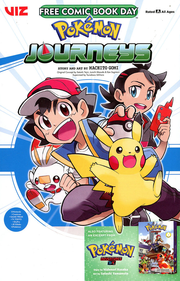FCBD 2022 Pokemon Journeys / Pokemon Adventures XY - FREE (Limit 1 Per Customer)